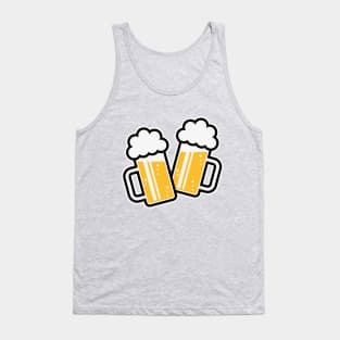 2 Clinking Beer Glasses For A Cheer! Tank Top